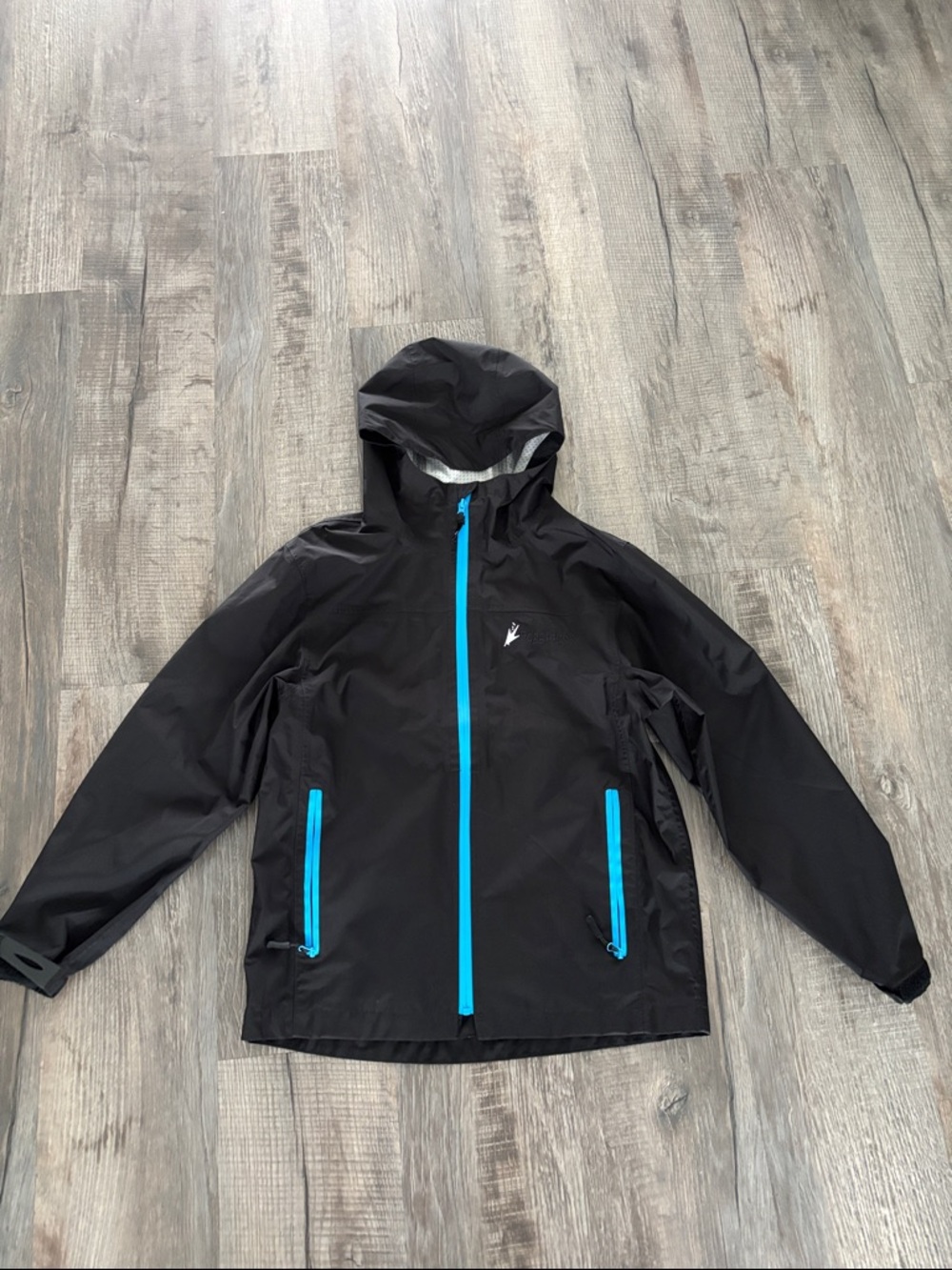 Frogg Toggs Size Medium Kid’s Java Toadz Black Rain Jacket never worn Ultralight